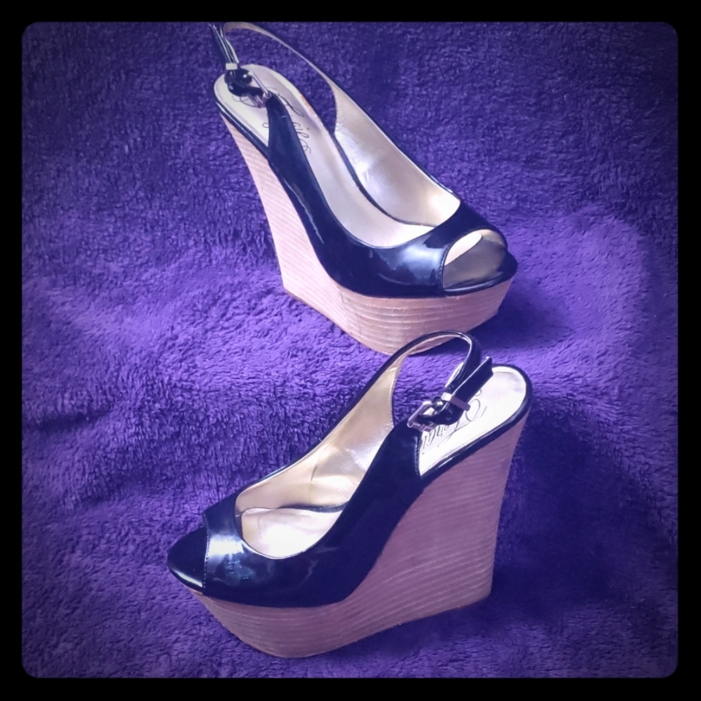 Fergie bonita too slingback wedges